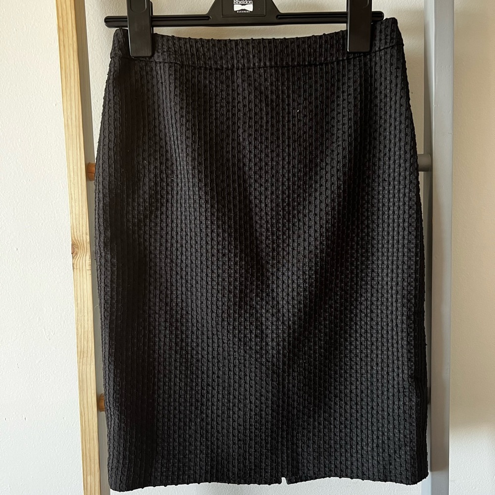Black Dotted Skirt from Ann Taylor